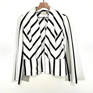Chico’s Stripe Ottoman Jacket